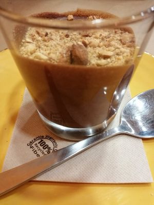 Chocolate mousse at Kong - Food Made With Compassion in Lisbon