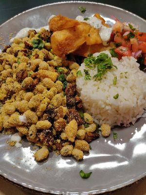 Farofa brasileira at Kong - Food Made With Compassion in Lisbon