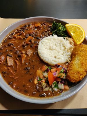 delicious feijoada brasileira 😋😋😋😋 at Kong - Food Made With Compassion in Lisbon