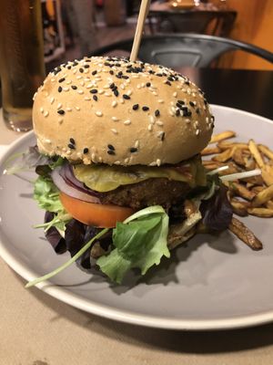 Beyond “Kong” burger  at Kong - Food Made With Compassion in Lisbon