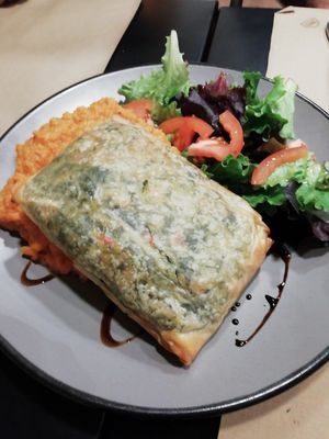 Folhado de alheira at Kong - Food Made With Compassion in Lisbon