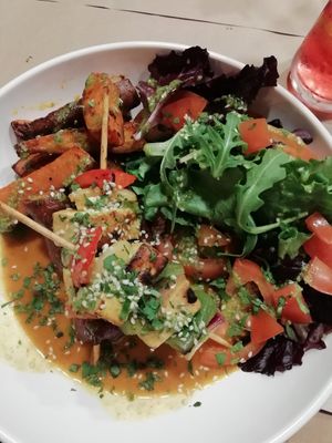 Espetadas de tofu at Kong - Food Made With Compassion in Lisbon