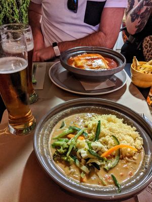 Chickpea Tangine (very wholesome + filling) at Kong - Food Made With Compassion in Lisbon