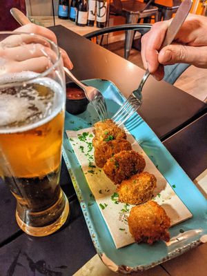 "Chicken" Nuggets - great sharer! at Kong - Food Made With Compassion in Lisbon