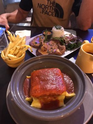 Francesinha at Kong - Food Made With Compassion in Lisbon