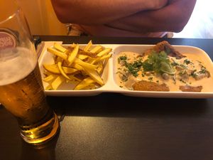 Seitan steak in mushroom sauce  at Kong - Food Made With Compassion in Lisbon