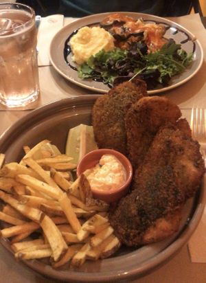 Fish and Chips at Kong - Food Made With Compassion in Lisbon