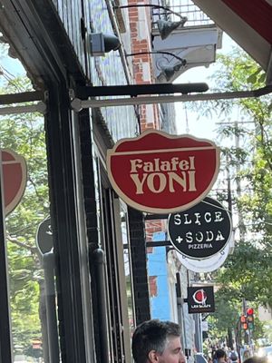   at Falafel Yoni in Montreal