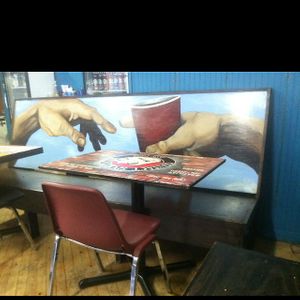 ha at Night and Day Coffee in Mansfield