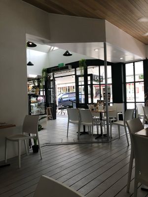 Inside the restaurant at Eats Restaurant in Eumundi