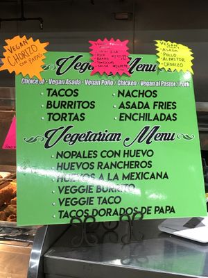 Vegan Options  at Mi Mercadito in Pomona