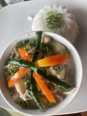 Lanka (jackfruit) in coconut milk is a MUSTT  at Eskapo Verde in Badian