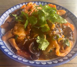 Mecan sauce dish, the bread came later at Lien Hoa in Hue