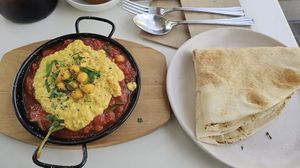 Eggplant Shashuka   at Khamsa in Erskineville