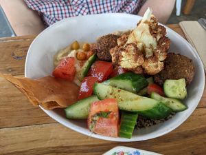 Jerusalem bowl at Khamsa in Erskineville