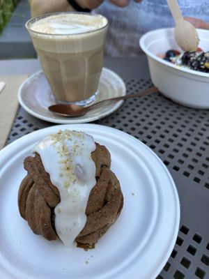 Forgot the name of this but it was cardamom and delicious!  at Khamsa in Erskineville