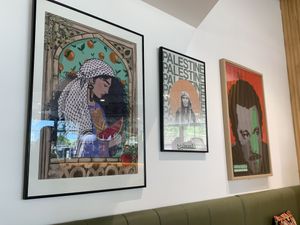 Free PalesPalestine  at Khamsa in Erskineville