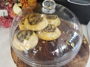 Za'atar roll at Khamsa in Erskineville