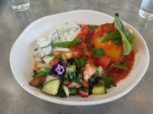 Bell pepper at Khamsa in Erskineville