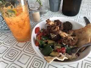 The Cauliflower was awesome! at Khamsa in Erskineville