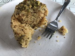 So nice to have a light desert ... but rich tastes!!! at Khamsa in Erskineville