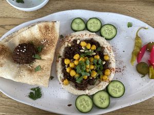 Habibi dish at Khamsa in Erskineville