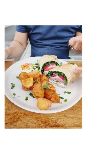 Wraps at Khamsa in Erskineville