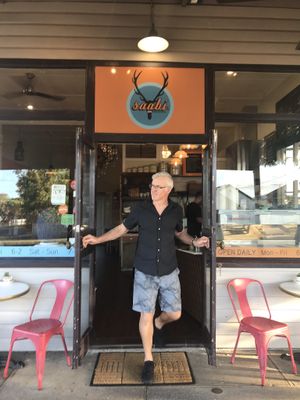 Lovely owners at Saabi Cafe in Hendra