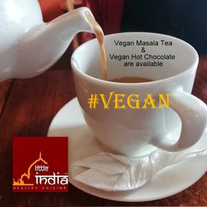 Vegan Masala Tea and Vegan Hot Chocolate are available now :) at Little India - One Pavilion Mall in Cebu