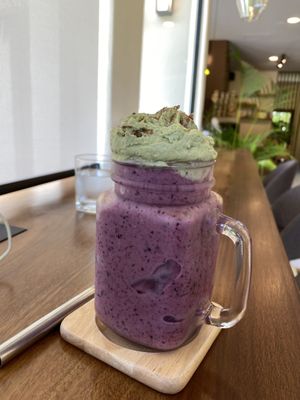 You can ask to Matcha Whip added to anything.  at Deli Devi in Koh Phangan