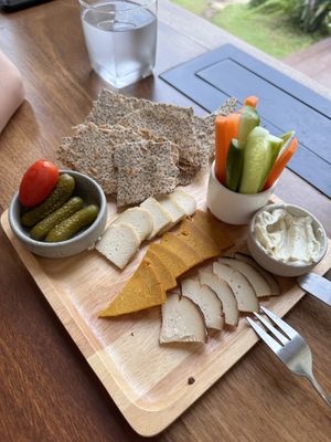 Cheese platter  at Deli Devi in Koh Phangan