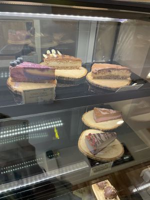 Cakes of the day  at Deli Devi in Koh Phangan