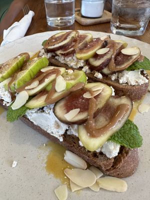 Fig toast 😋  at Deli Devi in Koh Phangan