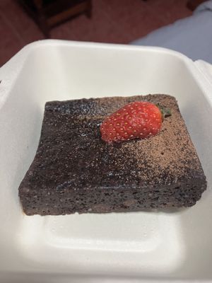 brownie cake   at Deli Devi in Koh Phangan