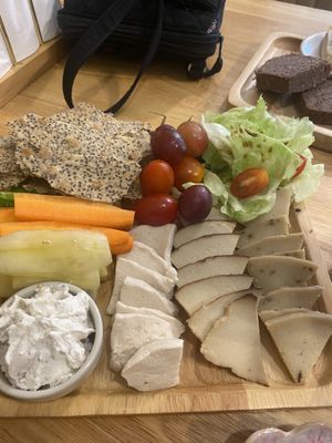 I loved that you can make your own chz board!  at Deli Devi in Koh Phangan