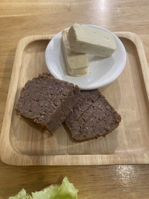 Meatloaf side   at Deli Devi in Koh Phangan