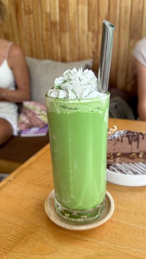 Matcha Frappe  at Deli Devi in Koh Phangan