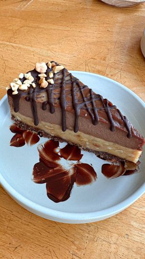 Peanut chocolate cheesecake   at Deli Devi in Koh Phangan