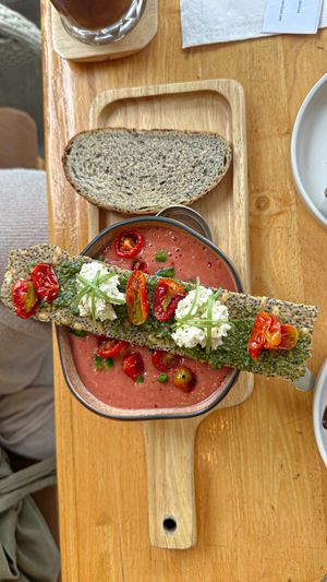 Gazpacho   at Deli Devi in Koh Phangan