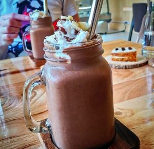 Nutella shake at Deli Devi in Koh Phangan