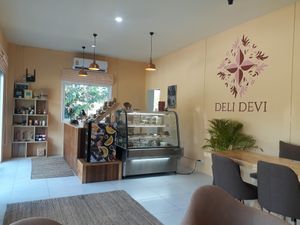 Inside at Deli Devi in Koh Phangan