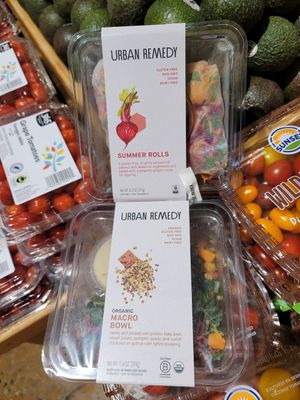 Urban Remedy brand has a lot of vegan food at Whole Foods Market - Telegraph Ave in Berkeley