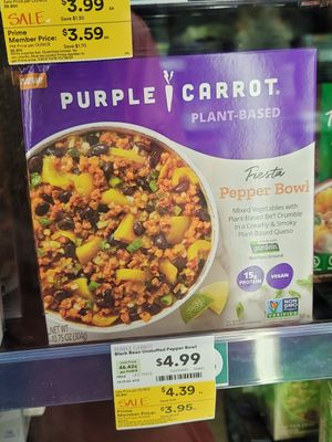 Plant based pepper bowl at Whole Foods Market - Telegraph Ave in Berkeley