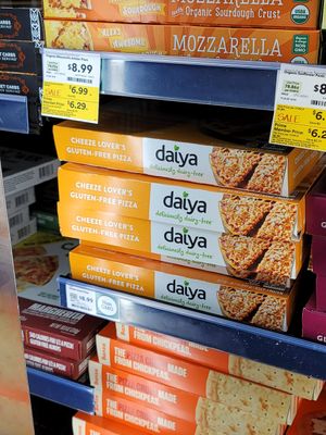 Daiya cheese lovers gluten free pizza at Whole Foods Market - Telegraph Ave in Berkeley