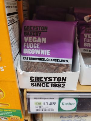 Vegan fudge brownie at Whole Foods Market - Telegraph Ave in Berkeley