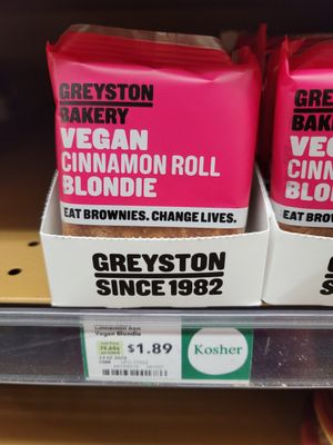 Vegan cinnamon roll blondie *my favorite at Whole Foods Market - Telegraph Ave in Berkeley