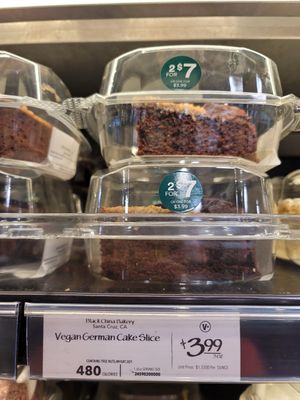 So many vegan cakes at Whole Foods Market - Telegraph Ave in Berkeley