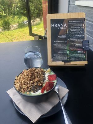 Smoothie bowl  at Tavci Kuhna in Lesce