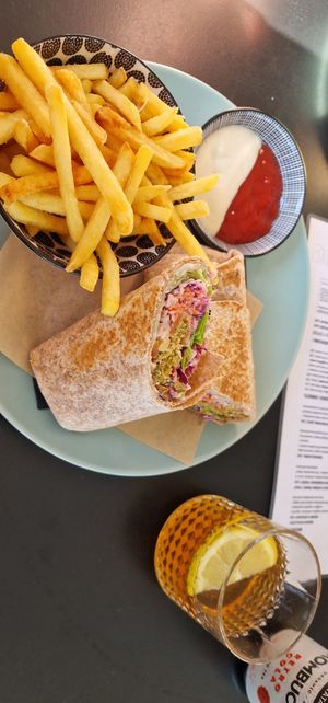 Amazing food. With the walk from Bled. at Tavci Kuhna in Lesce