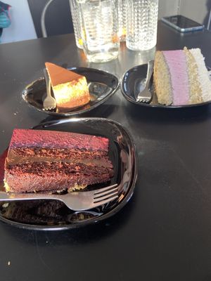 vegan cakes!  at Tavci Kuhna in Lesce